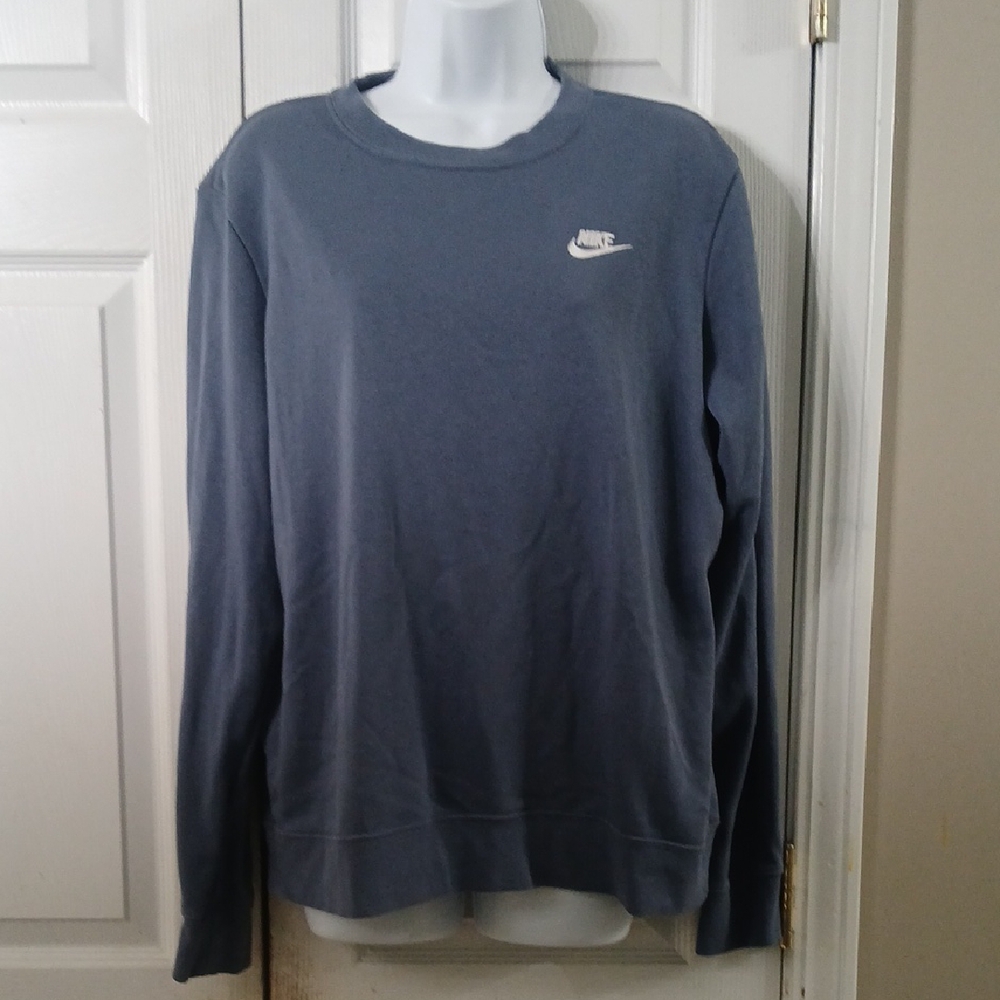 Nike super soft blue sweatshirt Sz L NWOT